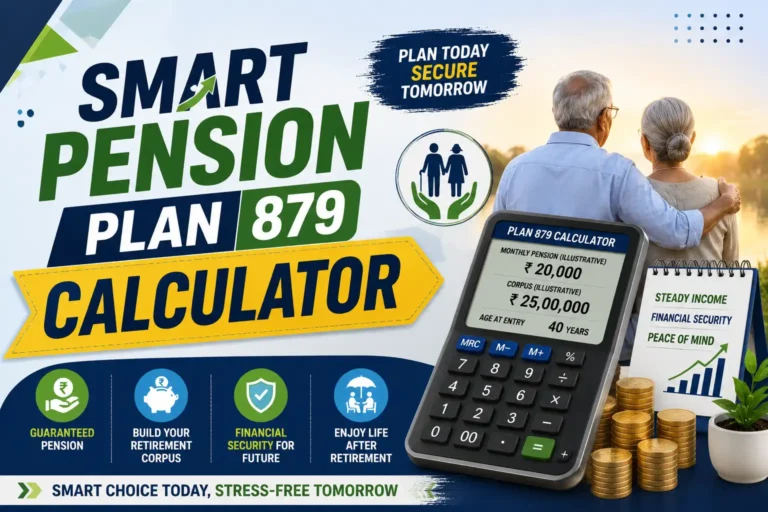 LIC Smart Pension Plan 879 Calculator