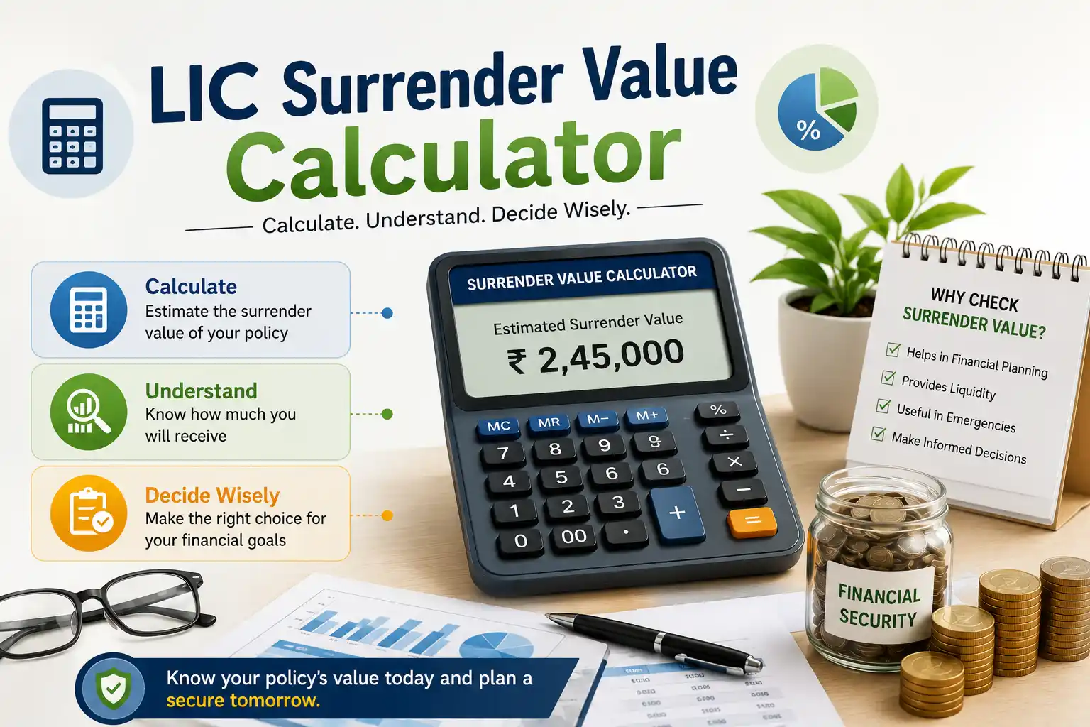LIC Surrender Value Calculator 