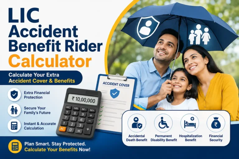 LIC Accident Benefit Rider Calculator